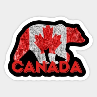 Canadian Bear Sticker